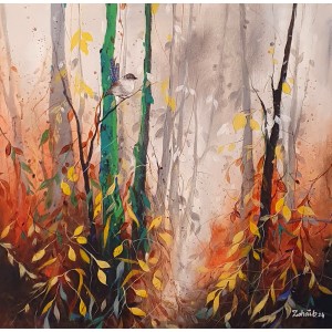 Zohaib Rind, 24 x 24 Inch, Acrylic On Canvas, Landscape Painting, AC-ZR-219